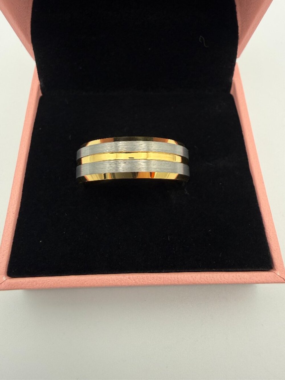 Black Diamonds New York Two Tone Brushed Ring